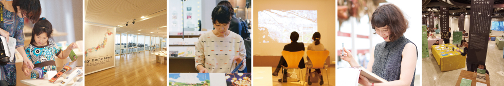 これまでのマチオモイ帖展の様子